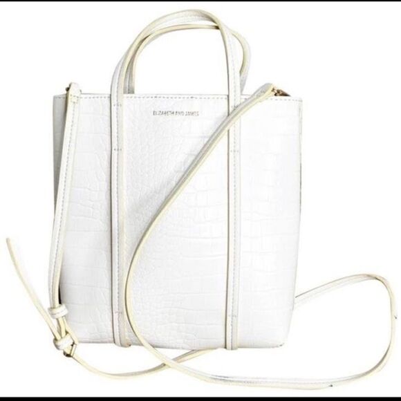 Elizabeth and James Handbags - Elizabeth and James Embossed Crocodile Vegan Leather Crossbody Handbag